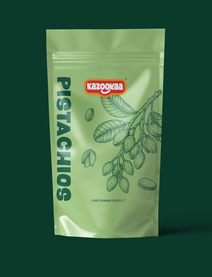 Kazookaa Pistachios pouch